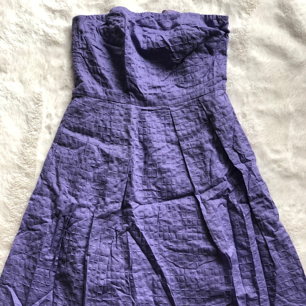 JCrew strapless Knee length dress practically new